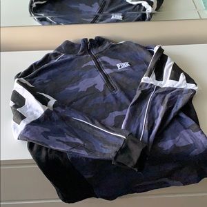 Pink Victoria’s Secret quarter zip